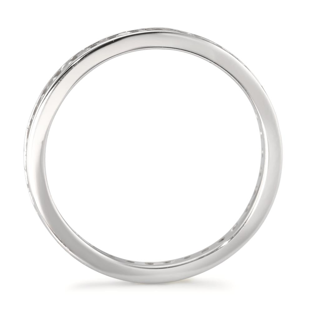 Memory ring 750/18K hvidguld Zirconia