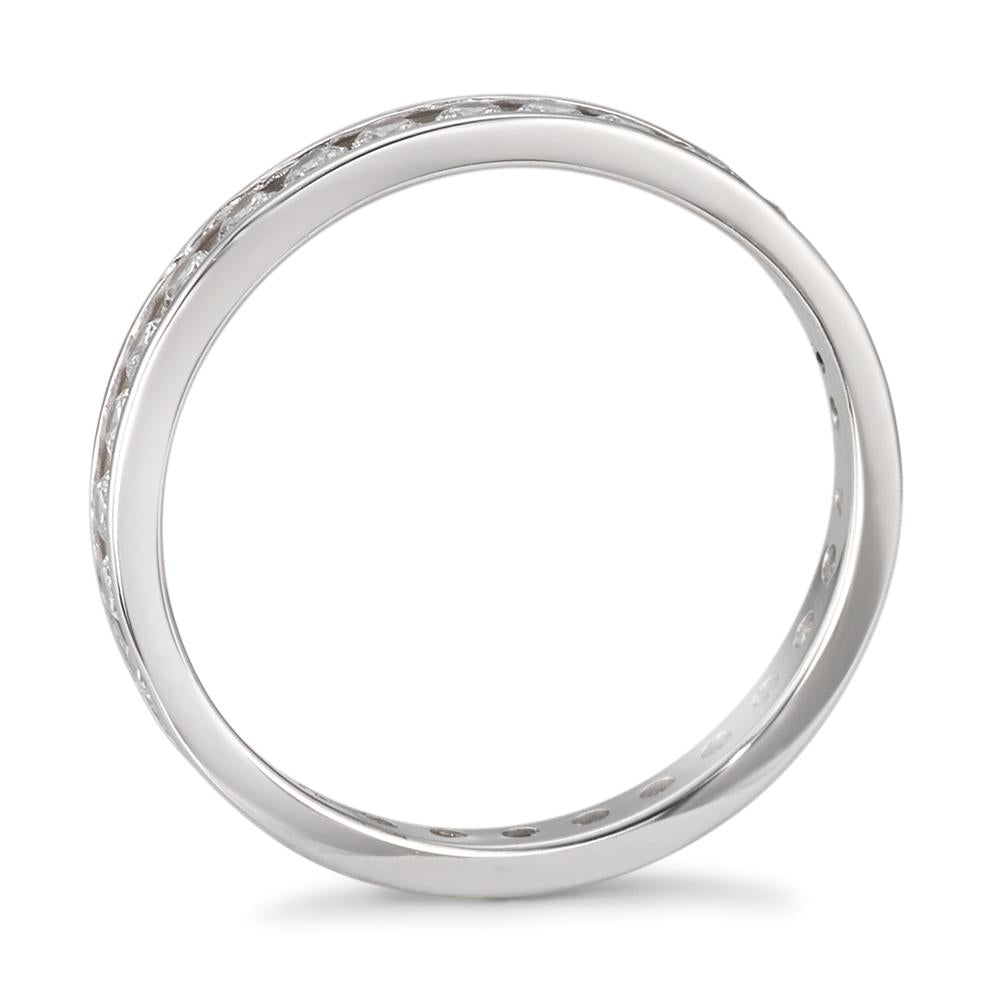 Memory ring 750/18K hvidguld Zirconia