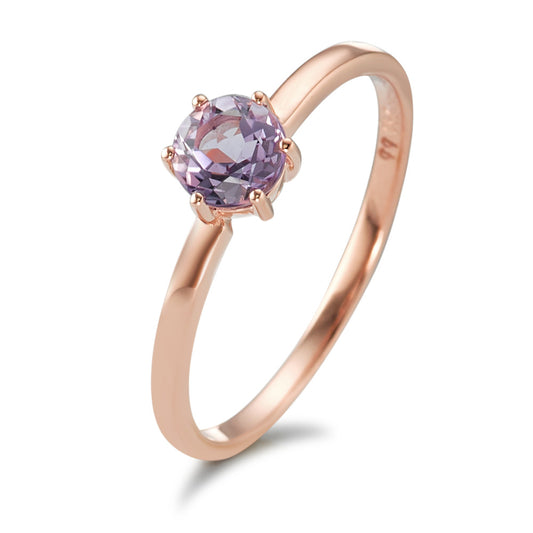 Fingerring 750/18K rødguld Ametyst violet