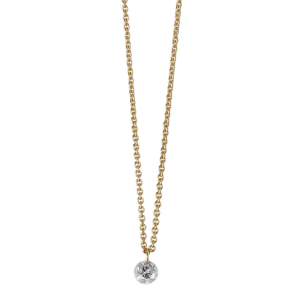 Collier 750/18K guld Diamant 0.06 ct 42 cm