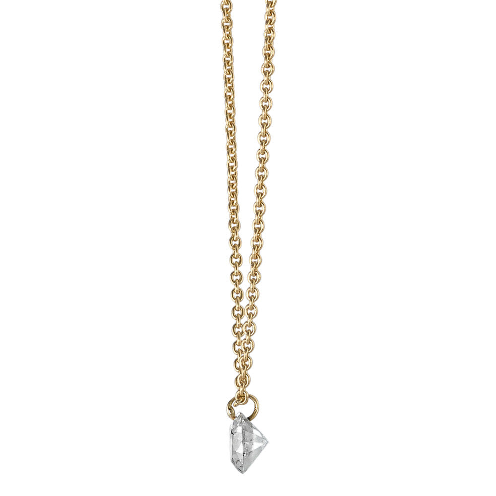 Collier 750/18K guld Diamant 0.06 ct 42 cm