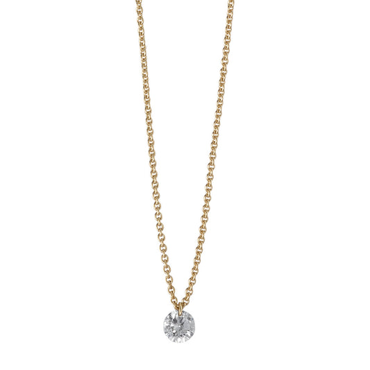 Collier 750/18K guld Diamant 0.10 ct 42 cm