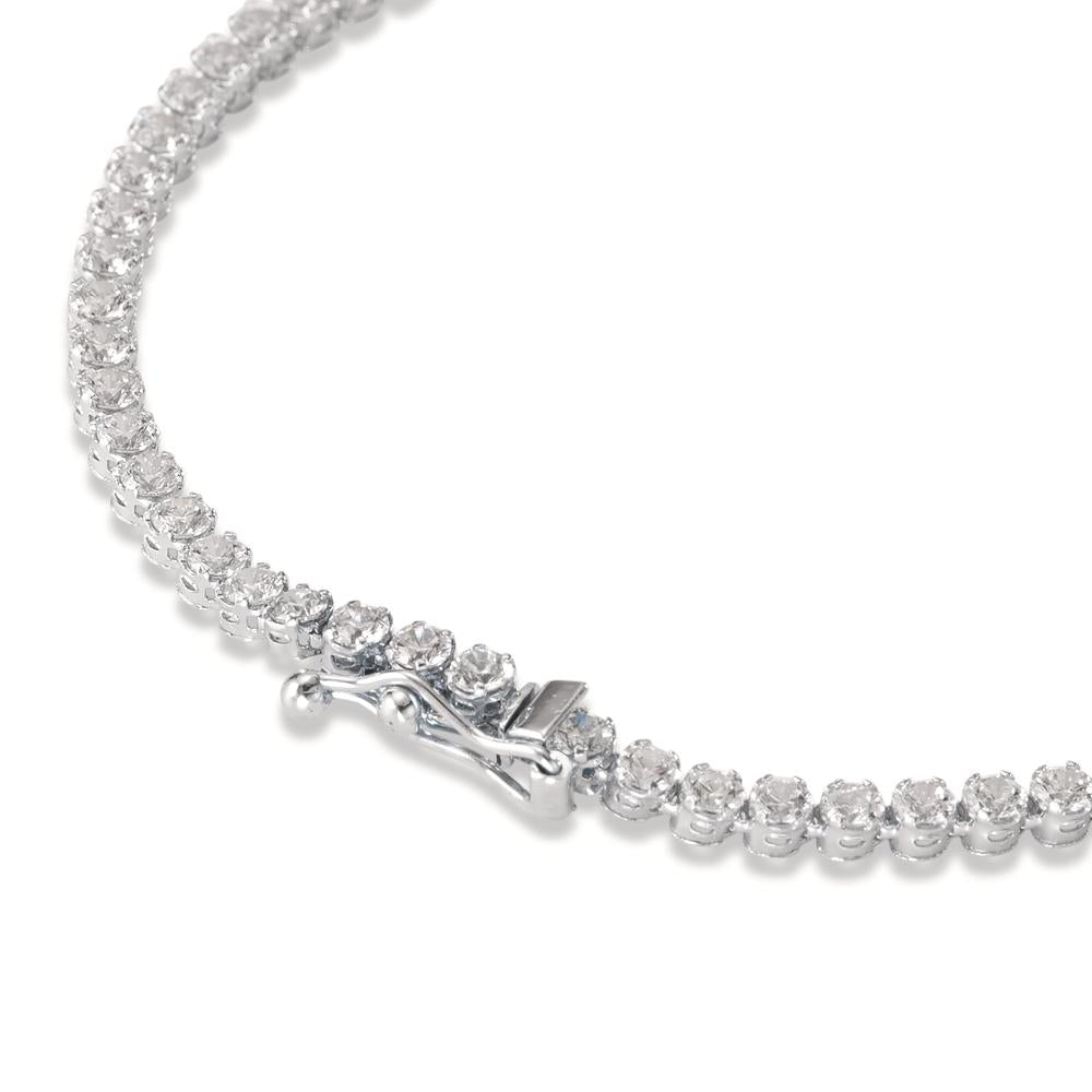 Armbånd 585/14 K hvidguld Zirconia 19 cm