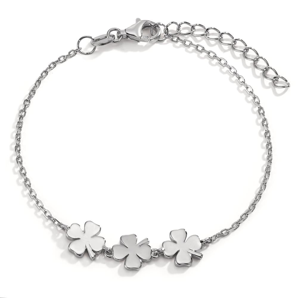 Armbånd Sølv rhodineret Shamrock 16-19 cm