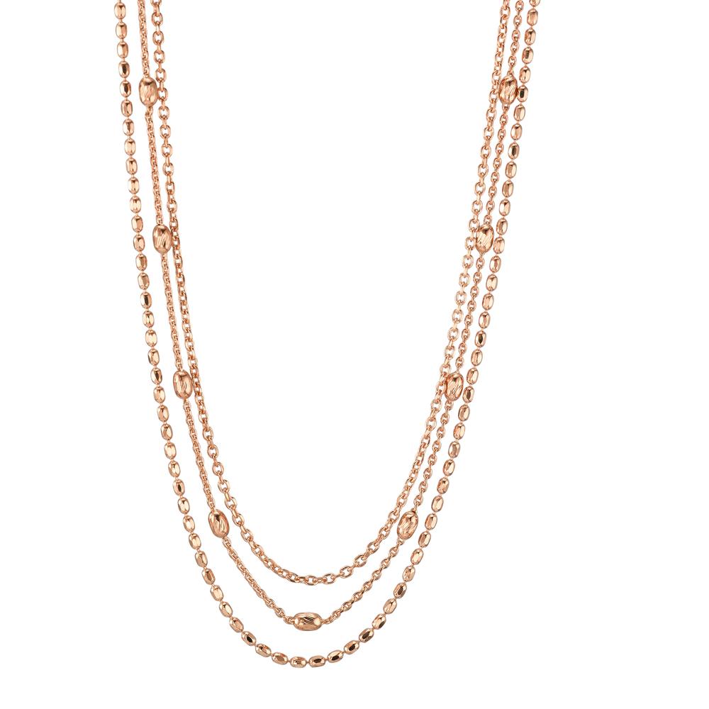 Collier Sølv rose forgyldt 41-43 cm