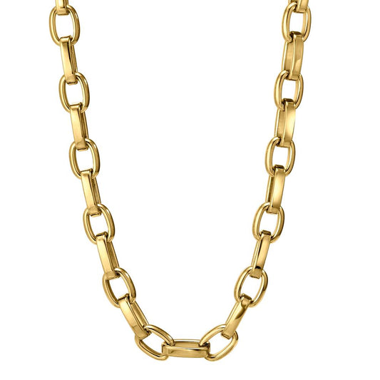 Collier Rustfrit stål gul IP belagt 48 cm