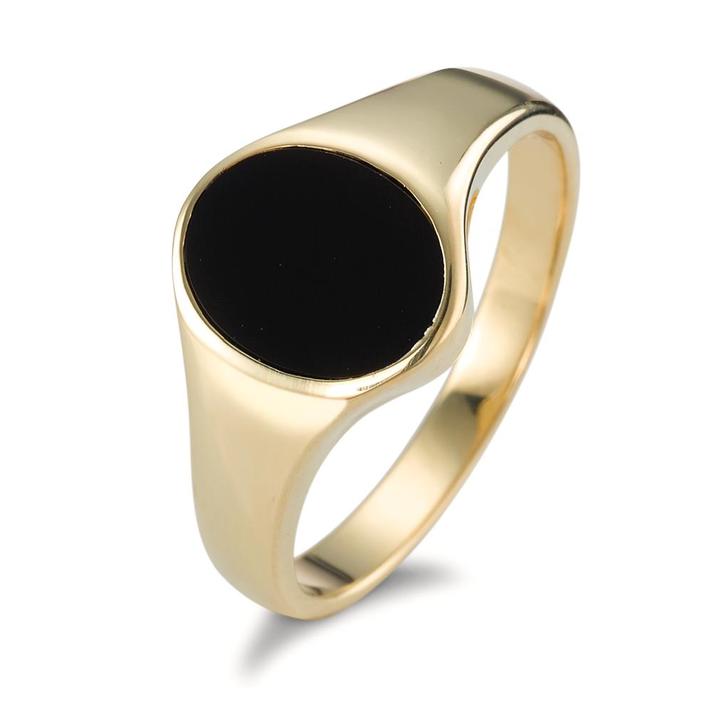 Fingerring 375/9K guld Onyx