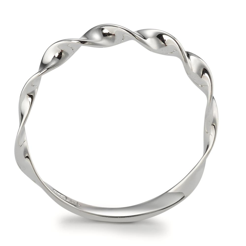 Fingerring 375/9K hvidguld