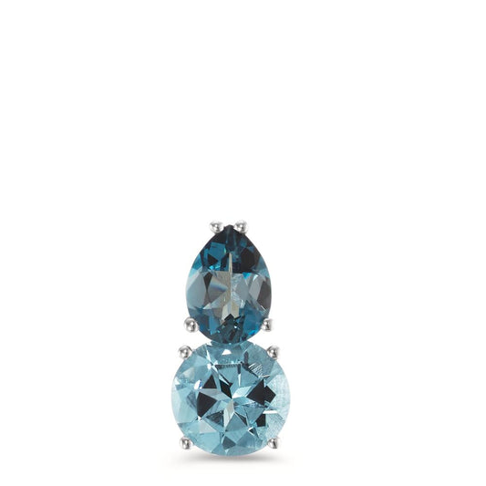 Vedhæng 750/18K hvidguld London Blue Topaz 2 Sten