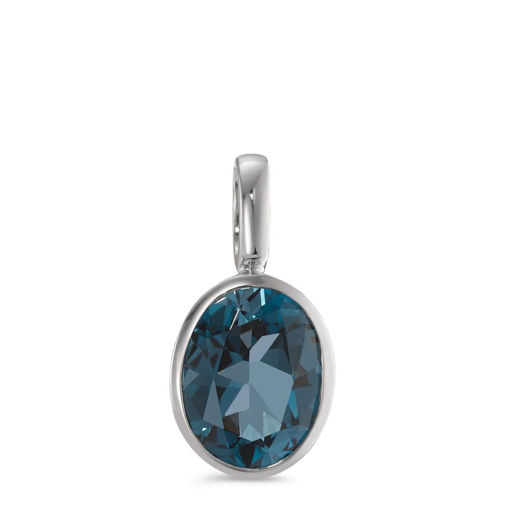 Vedhæng 750/18K hvidguld London Blue Topaz