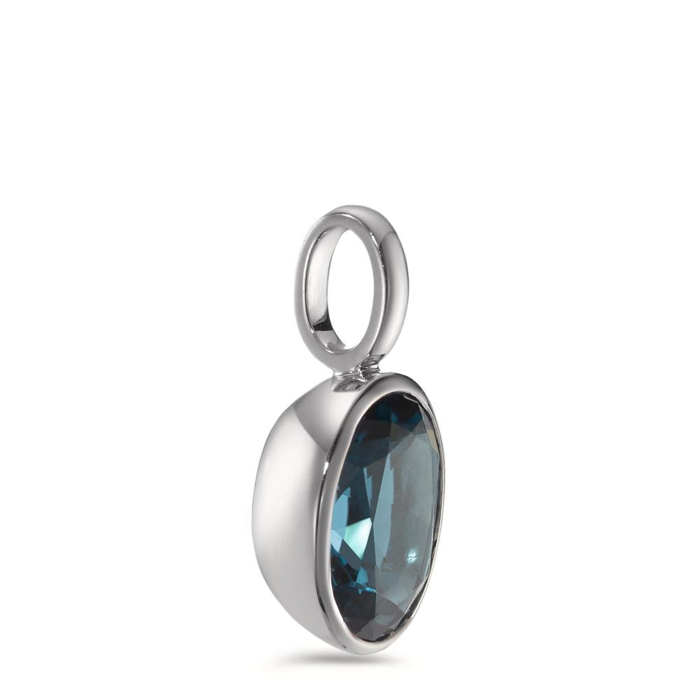 Vedhæng 750/18K hvidguld London Blue Topaz