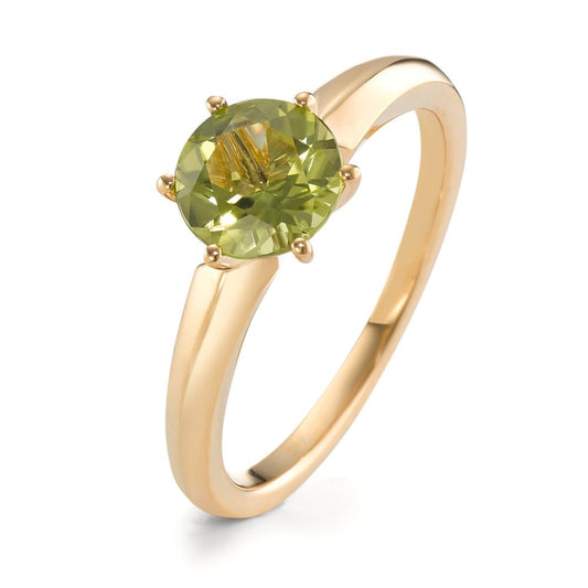 Fingerring 750/18K guld Peridot