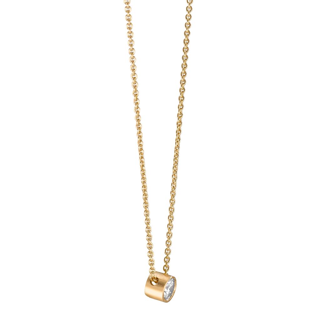 Collier 750/18K guld Diamant 0.06 ct, w-si 40-42 cm