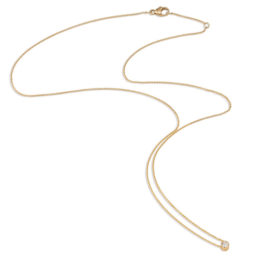 Collier 750/18K guld Diamant 0.06 ct, w-si 40-42 cm