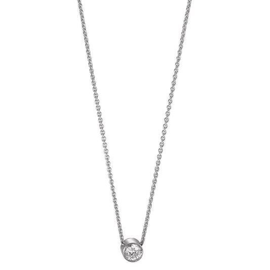 Collier 750/18K hvidguld Diamant 0.06 ct, w-si 40-42 cm