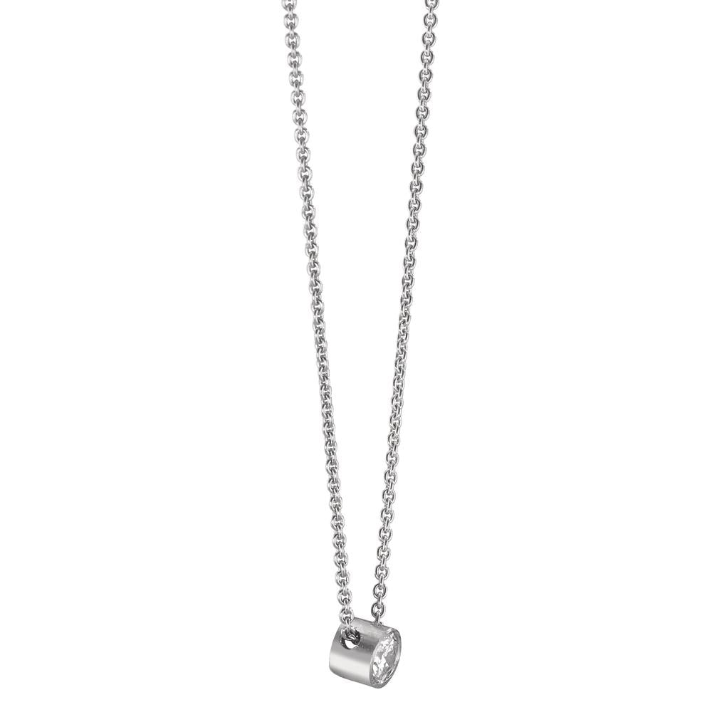 Collier 750/18K hvidguld Diamant 0.06 ct, w-si 40-42 cm
