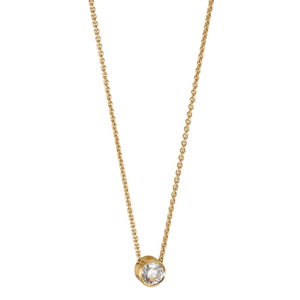 Collier 750/18K guld Diamant 0.10 ct, w-si 40-42 cm