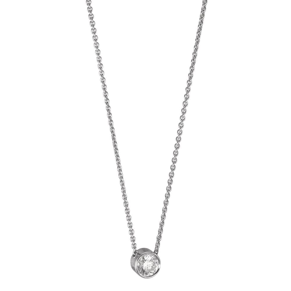 Collier 750/18K hvidguld Diamant 0.10 ct, w-si 40-42 cm