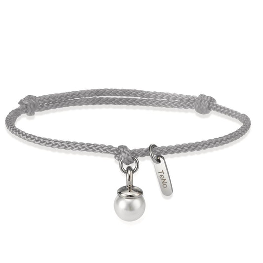 Armbånd Tekstil Skalperle 16-21 cm Ø7 mm