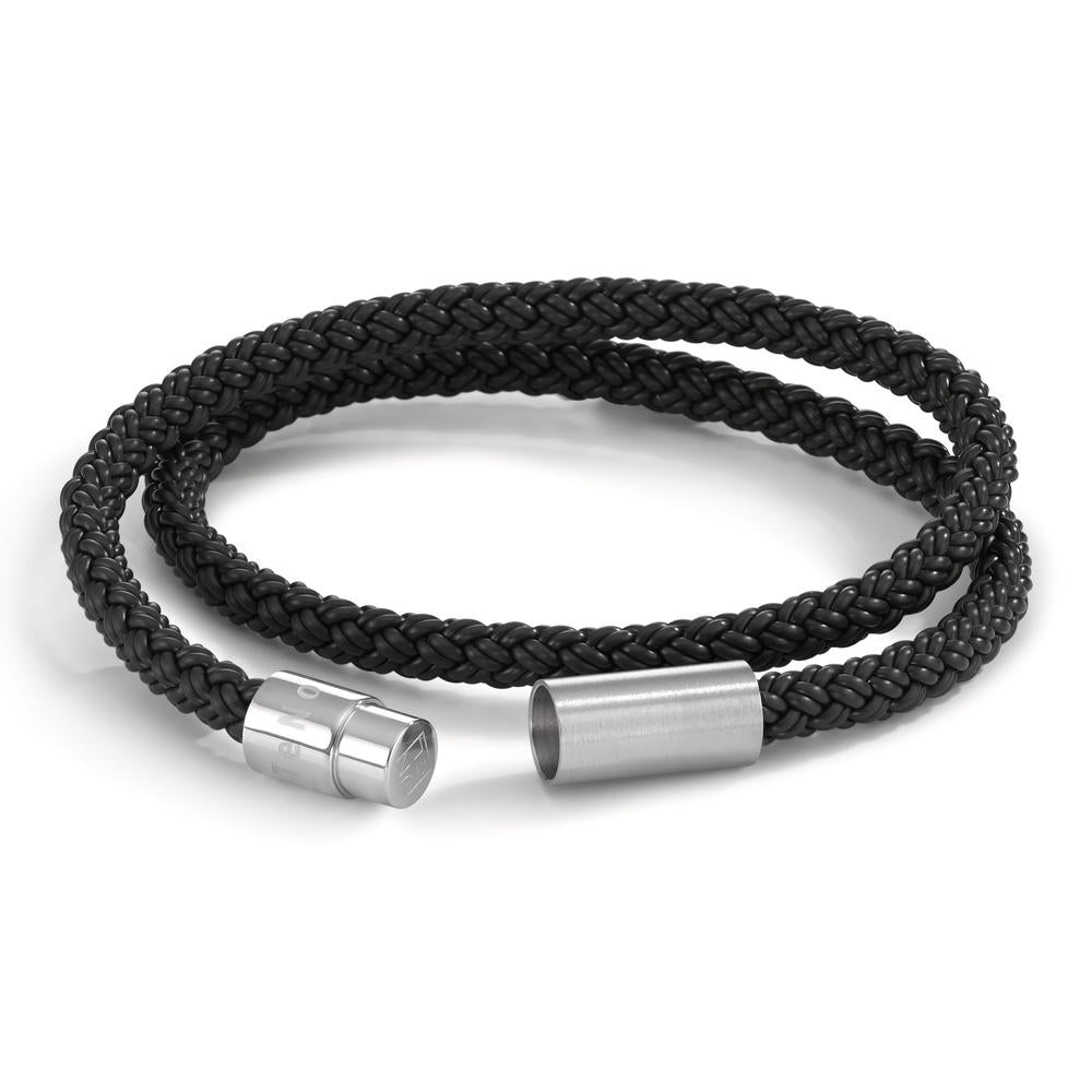 Armbånd Rustfrit stål, Gummi 19 cm