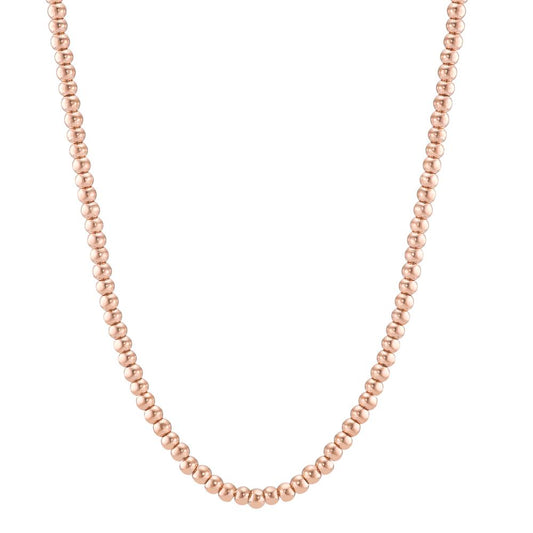 Collier Rustfrit stål rose IP belagt 40-43 cm Ø3 mm