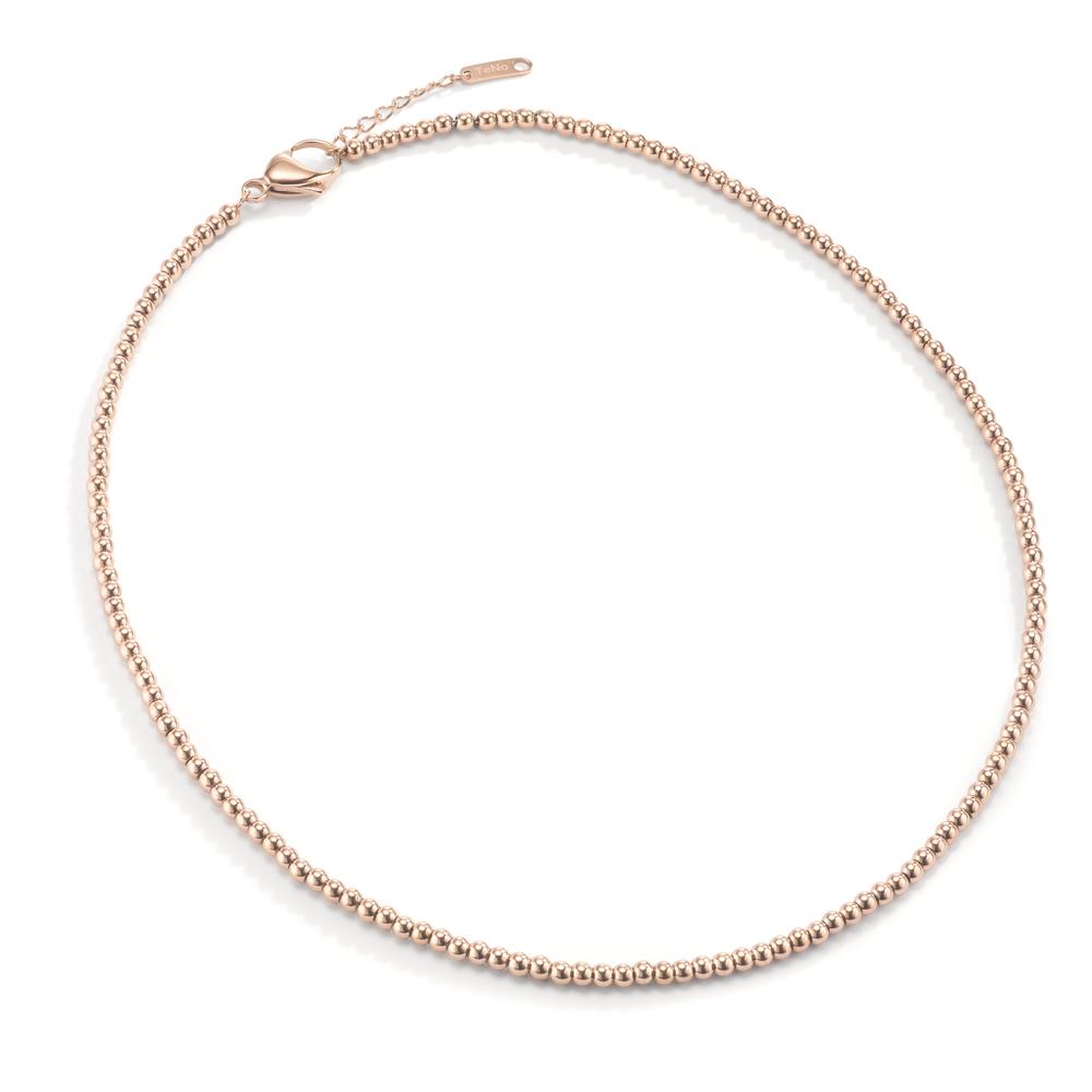 Collier Rustfrit stål rose IP belagt 40-43 cm Ø3 mm