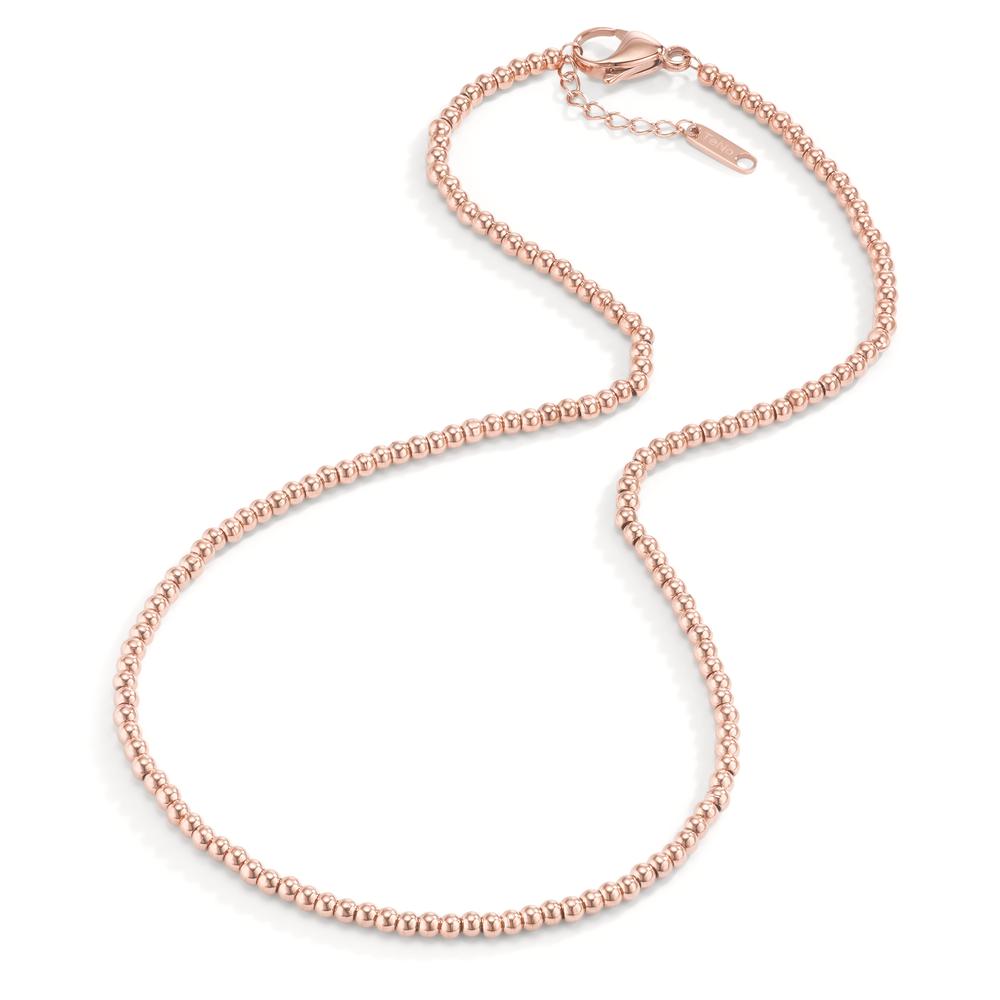 Collier Rustfrit stål rose IP belagt 40-43 cm Ø3 mm