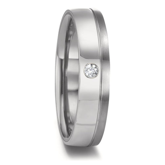 Partnerringe 999 tantal, 950 platin Diamant 0.04 ct, w-si