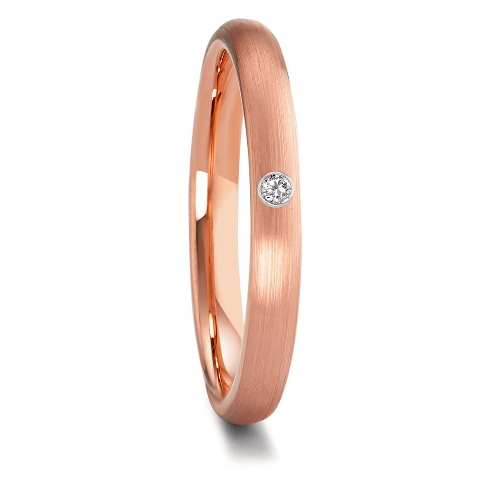 Partnerringe Wolfram Zirconia rose IP belagt