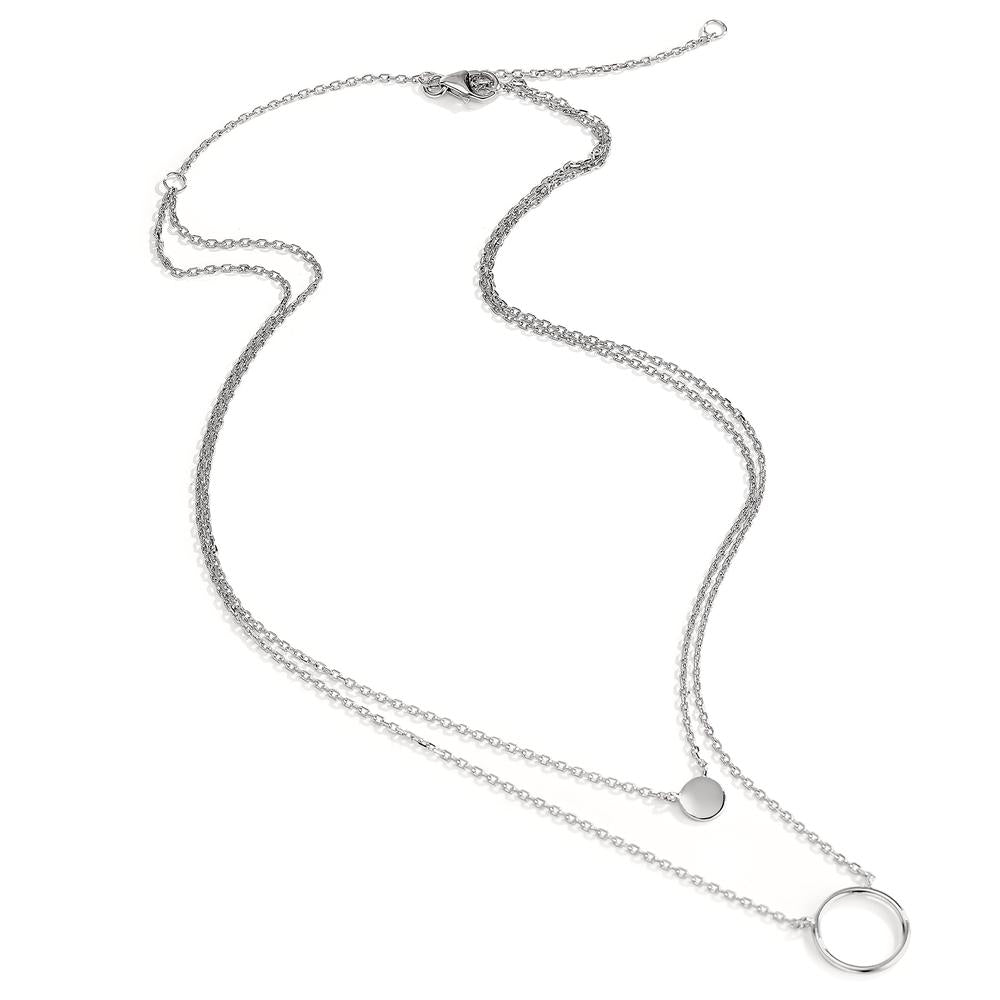 Collier Sølv rhodineret 45 cm