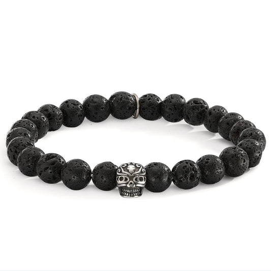 Armbånd Rustfrit stål Lava Kranium 21 cm Ø8.5 mm