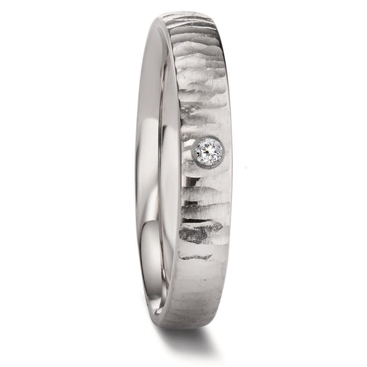 Partnerringe Titanium Diamant 0.03 ct, w-si