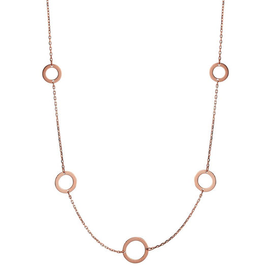 Collier 585/14 K rødguld 42-45 cm