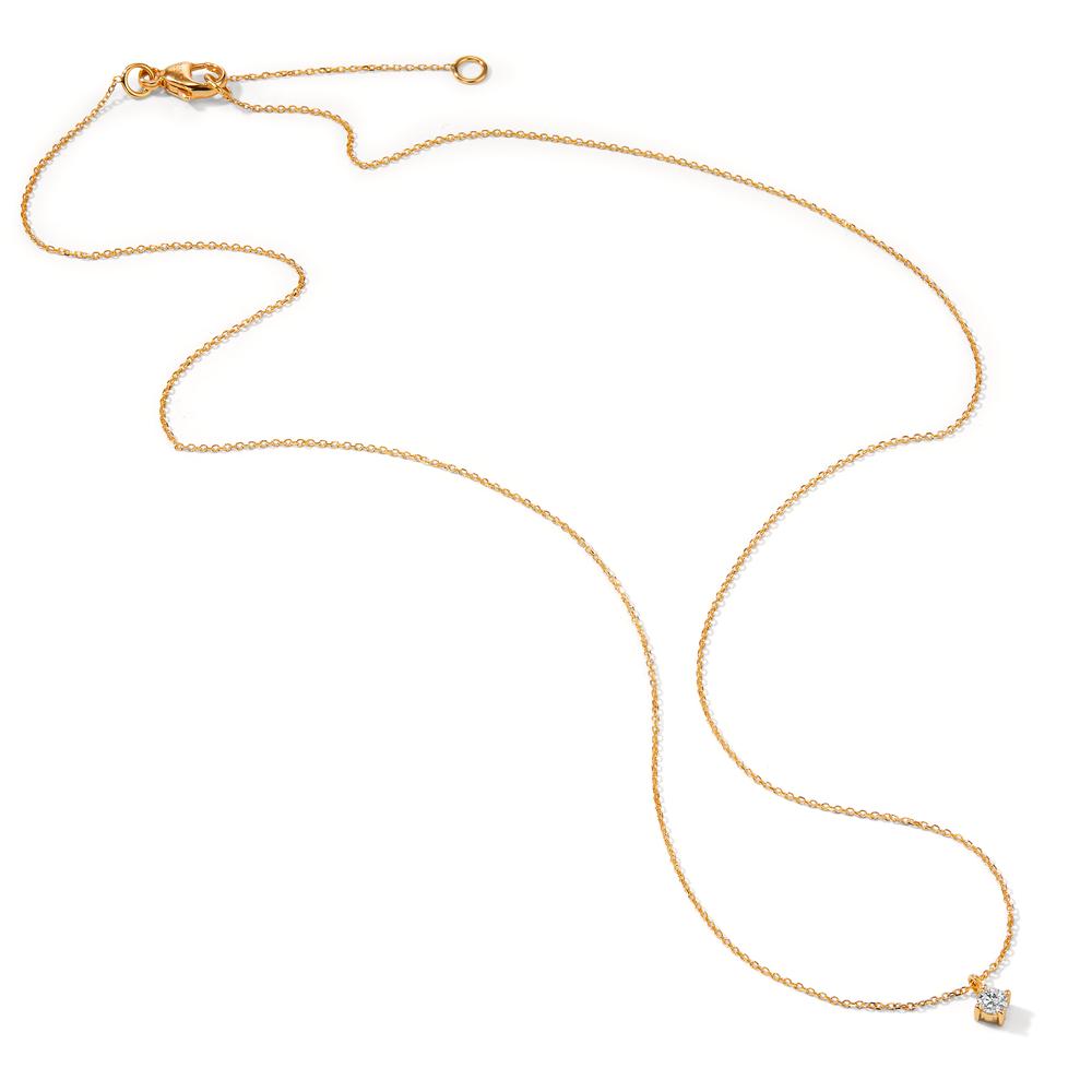 Collier 750/18K guld Diamant 0.10 ct, w-si 42-45 cm