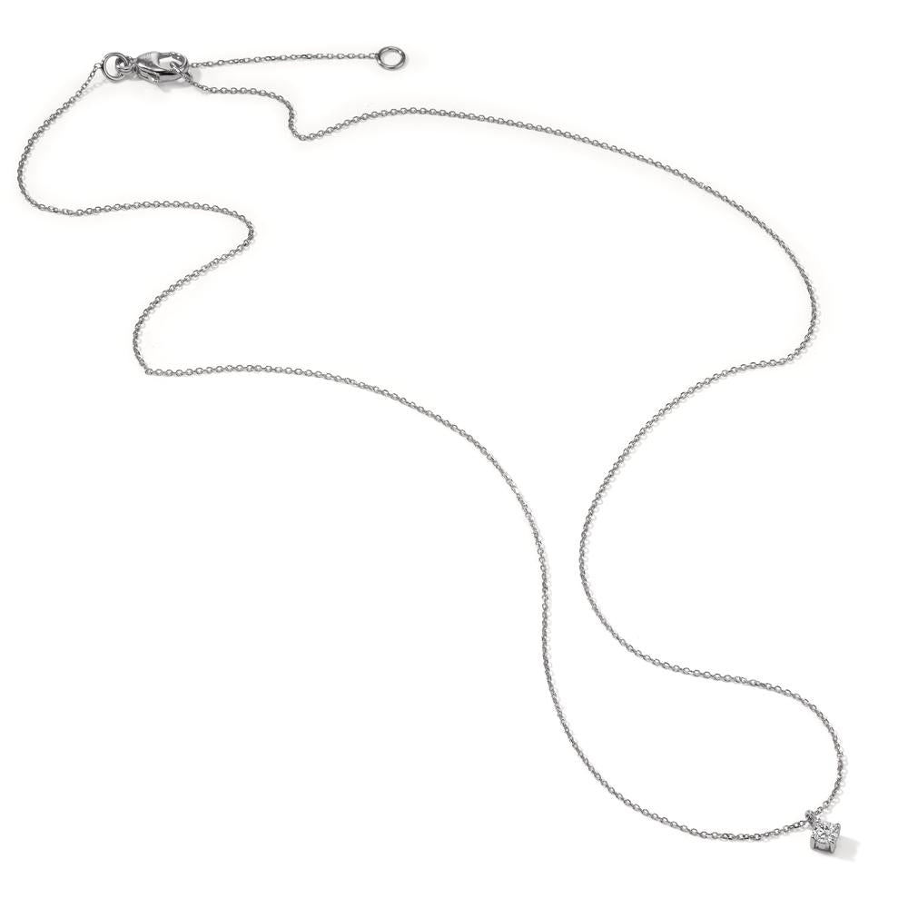 Collier 375/9K hvidguld Zirconia 42-45 cm