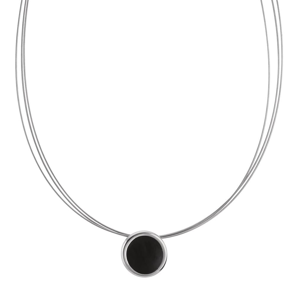 Collier Rustfrit stål emaljeret 42 cm Ø13 mm