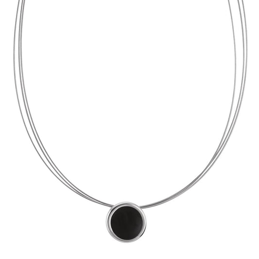 Collier Rustfrit stål emaljeret 42 cm Ø13 mm