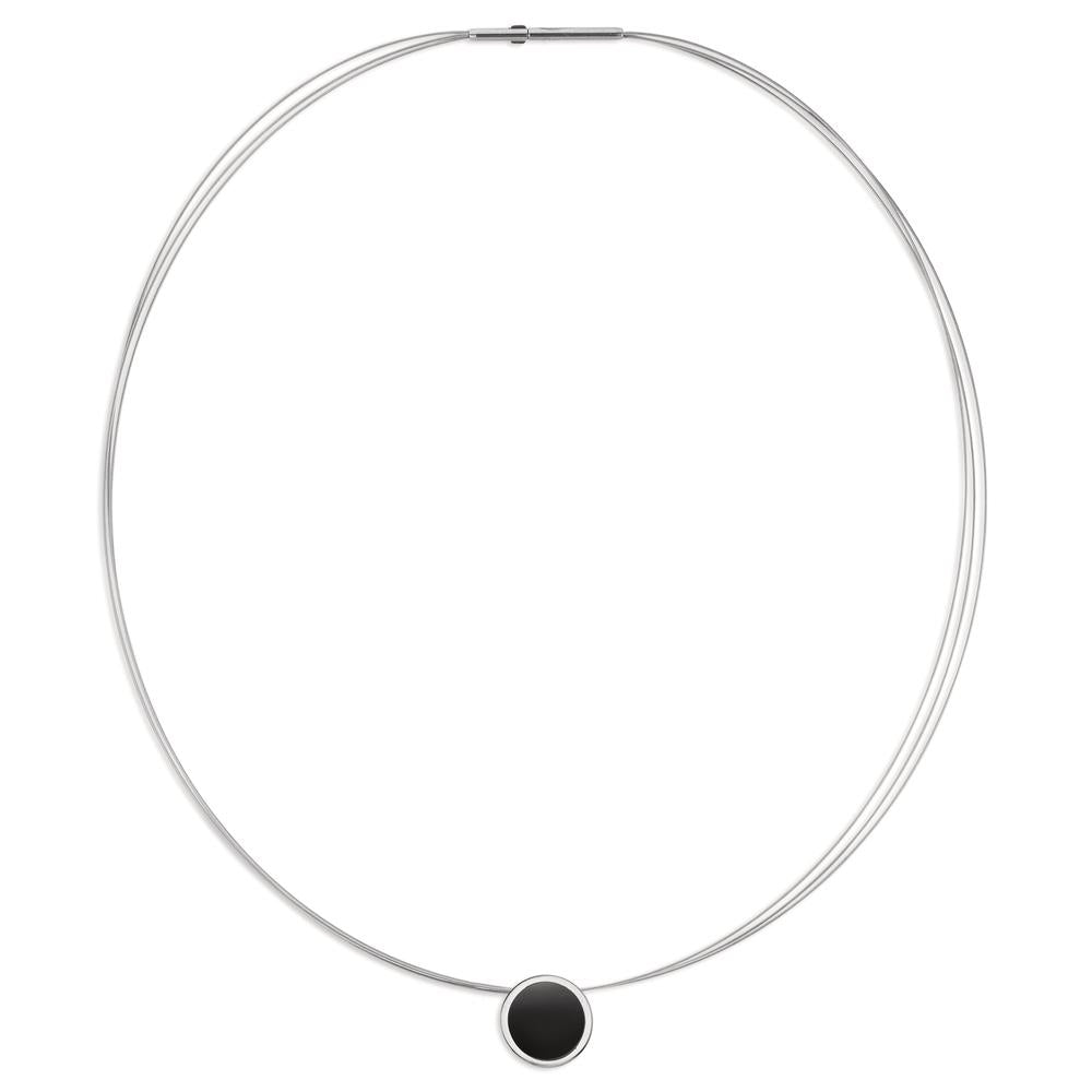 Collier Rustfrit stål emaljeret 42 cm Ø13 mm