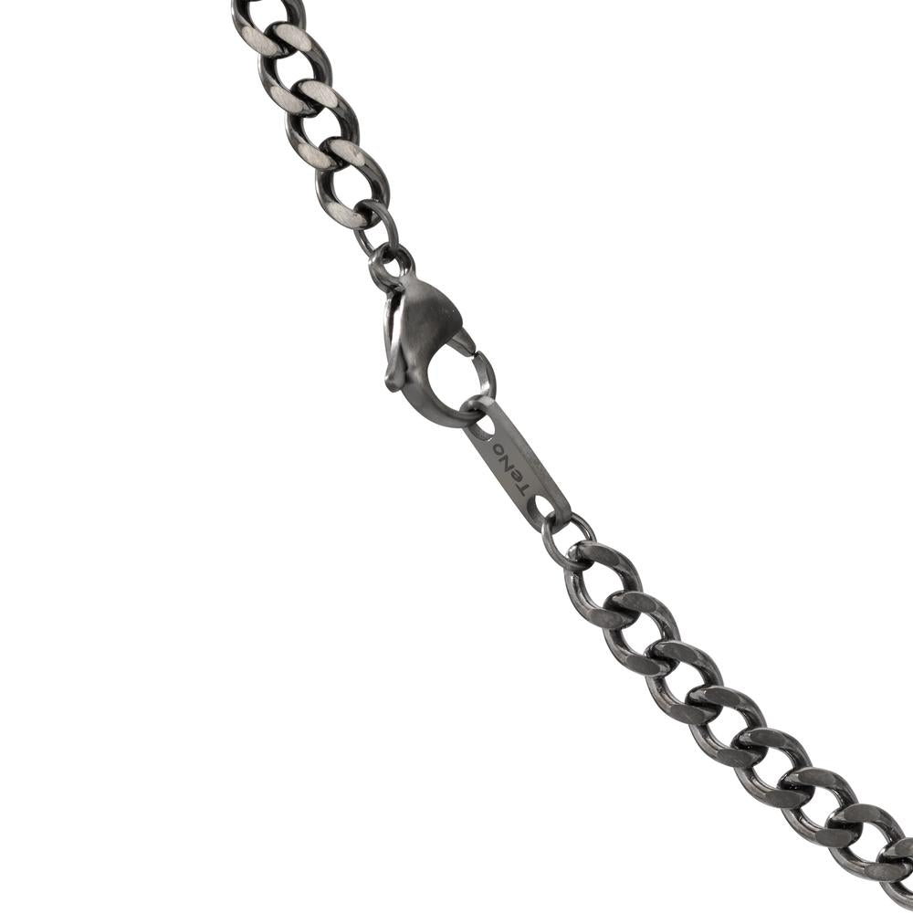 Collier Rustfrit stål grå IP belagt 50-51 cm