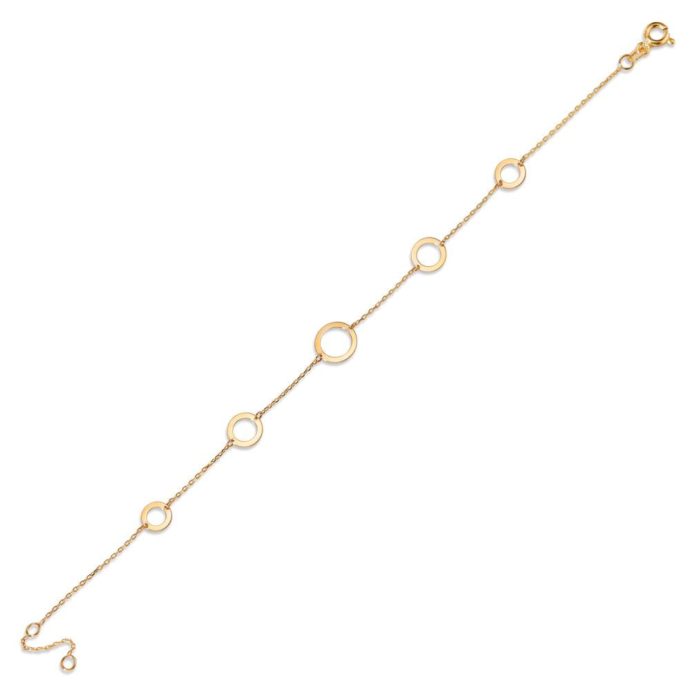 Armbånd 585/14K guld 17-19 cm