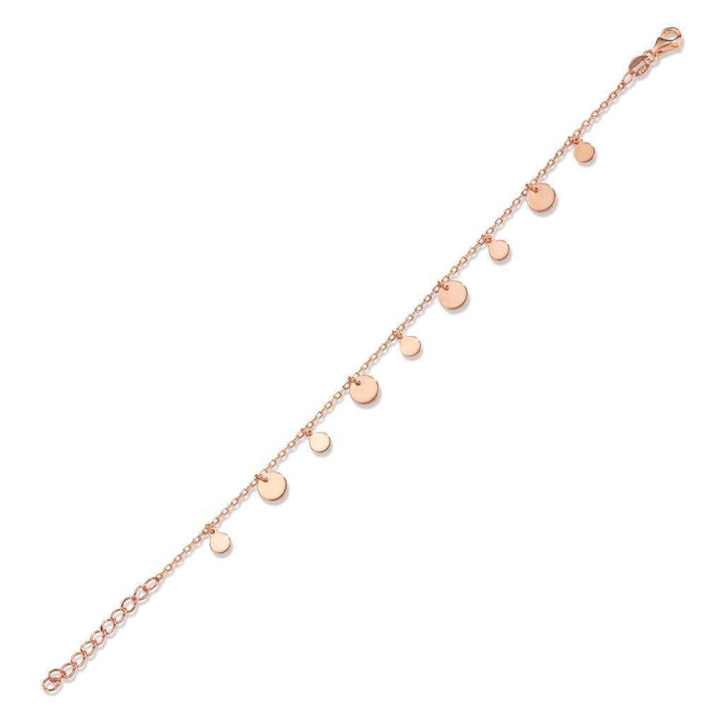 Armbånd Sølv rose forgyldt 15.5-18 cm