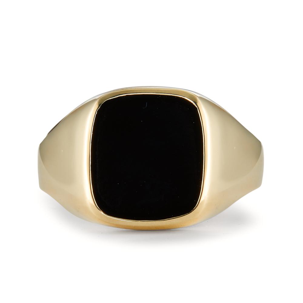 Fingerring 375/9K guld Onyx