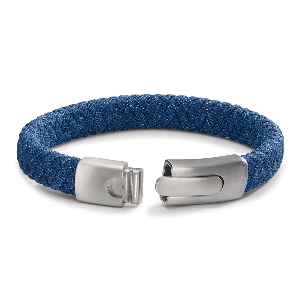 Armbånd Rustfrit stål, Tekstil 21.5 cm