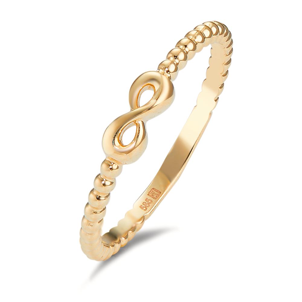 Fingerring 585/14K guld Uendelighed