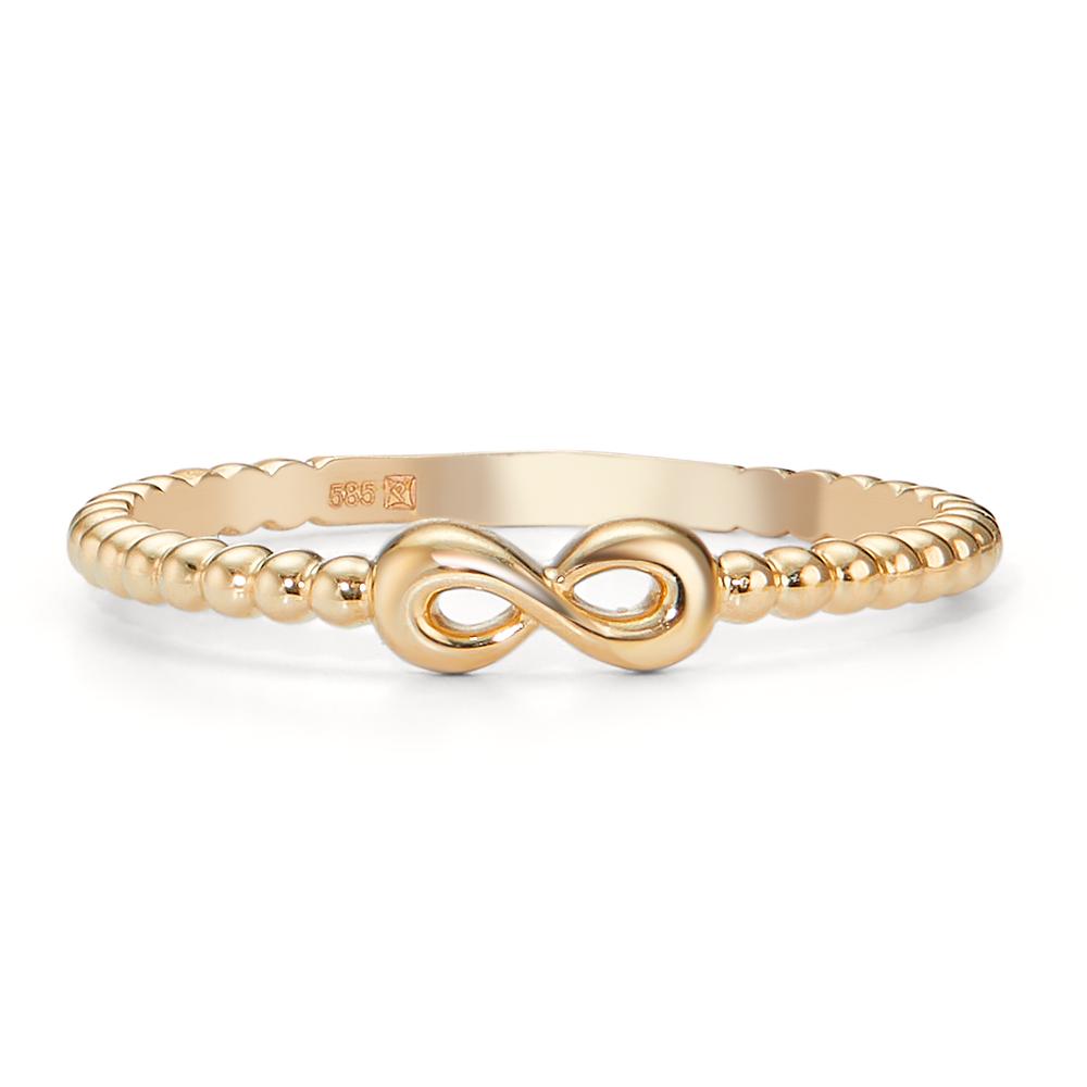 Fingerring 585/14K guld Uendelighed