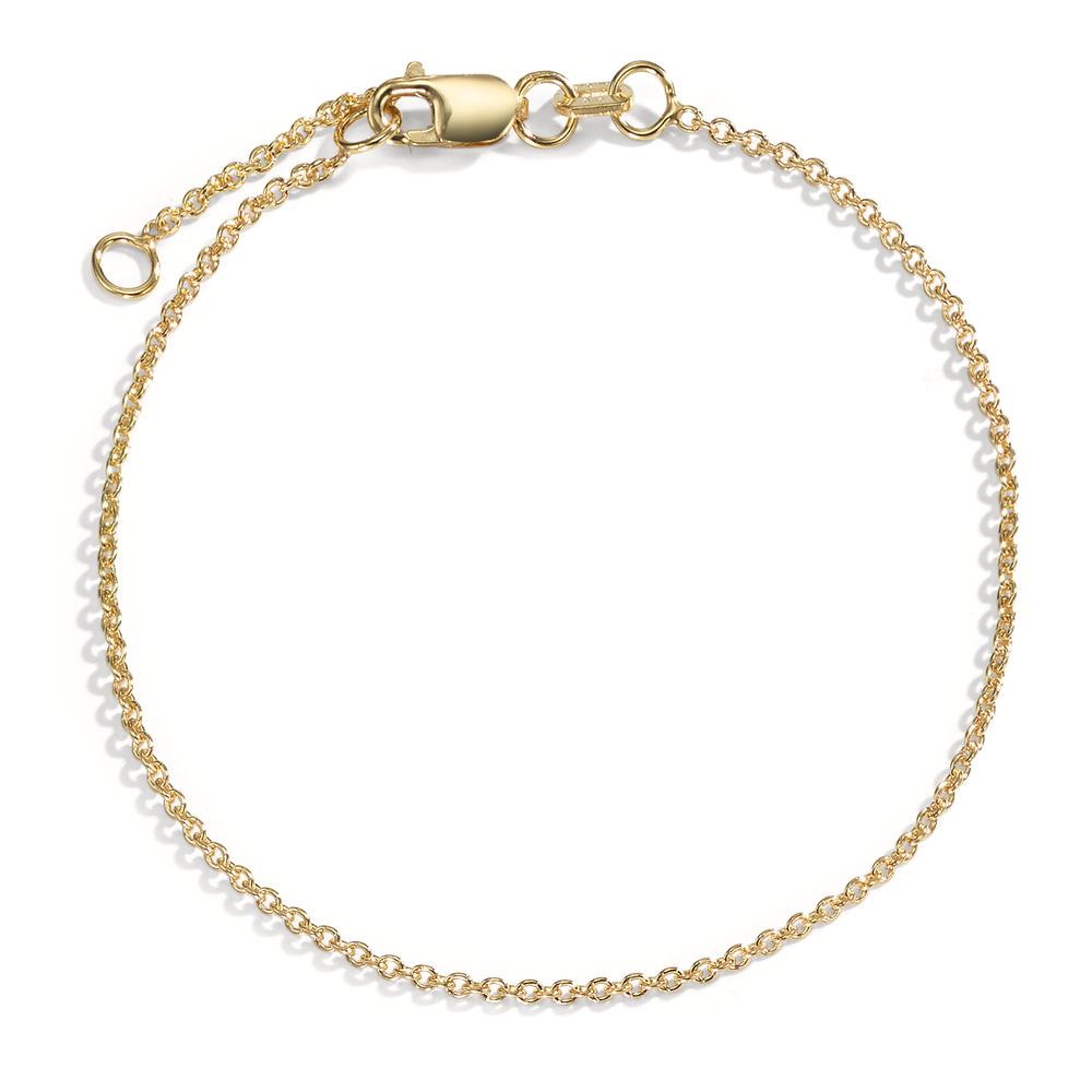 Armbånd 375/9K guld 16-18 cm