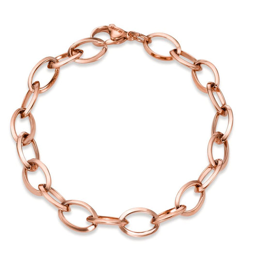 Armbånd Rustfrit stål rose IP belagt 21 cm