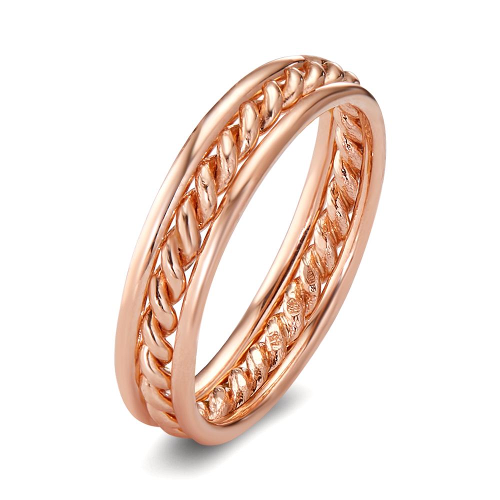 Fingerring 750/18K rødguld