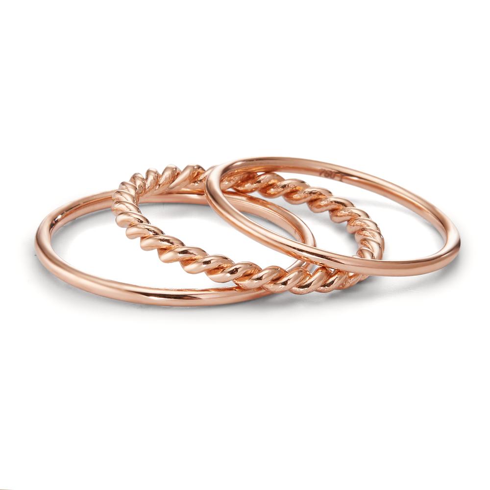 Fingerring 750/18K rødguld