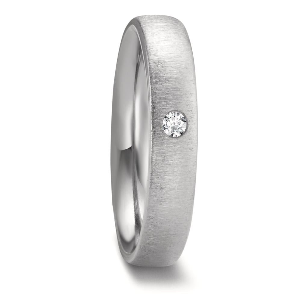 Partnerringe Zirkonium Diamant 0.03 ct, w-si